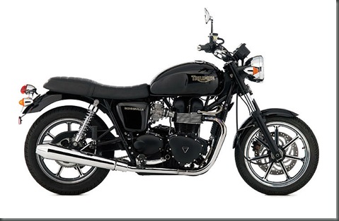 Triumph Bonneville, 2009 model. Source: Kevin Ash. No picture credit required. For use only with related editorial.